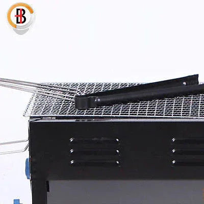 Portable Outdoor Mangal BBQ Grill Charcoal Shish Kebab Shashly Picnic Camping - Mekamart Australia