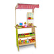 Kids Wooden Toy Pretend Play Marketplace Stand Fruit Veg Shop Stall Supermarket - Mekamart Australia