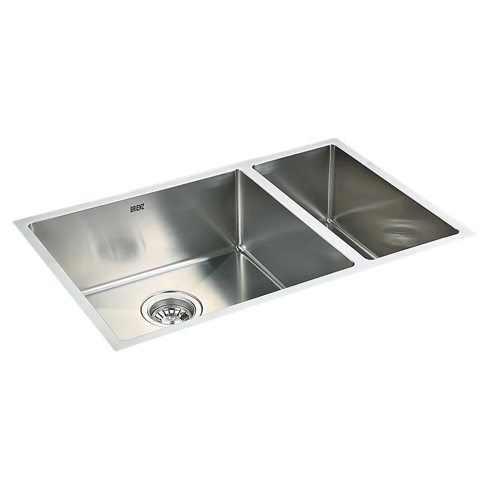 715x440mm Handmade Stainless Steel Undermount / Topmount Kitchen Sink with Waste - Mekamart Australia