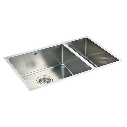 715x440mm Handmade Stainless Steel Undermount / Topmount Kitchen Sink with Waste - Mekamart Australia