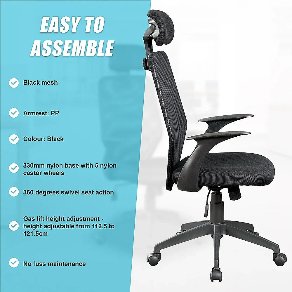 Ergonomic Mesh Office Chair - Mekamart Australia