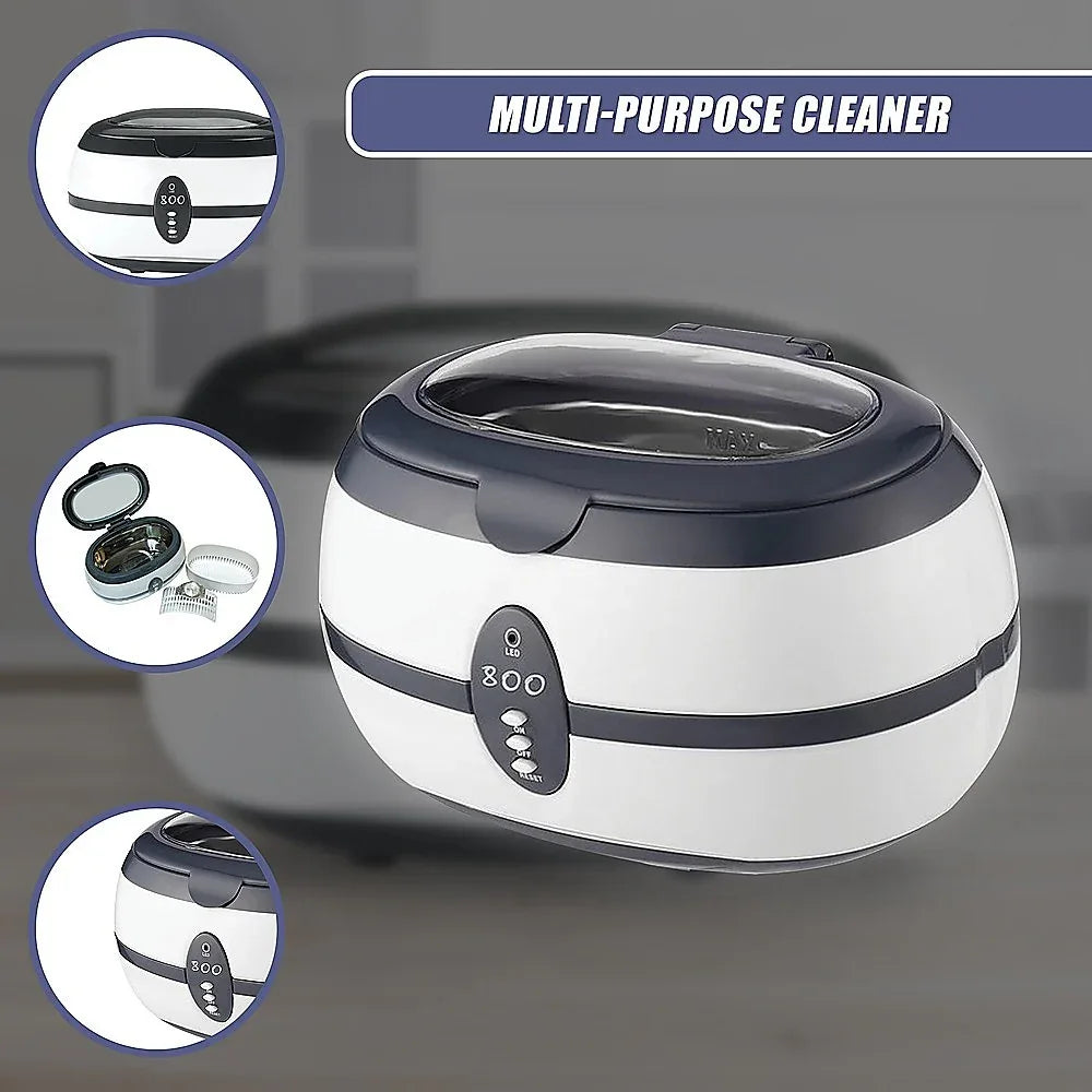 Ultrasonic Multi Purpose Sonic Wave Jewellery Cleaner - Mekamart Australia