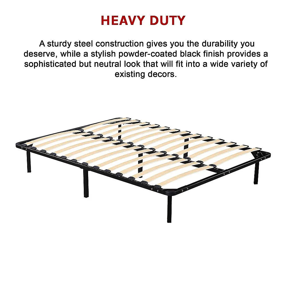 Double Metal Bed Frame - Bedroom Furniture - Mekamart Australia