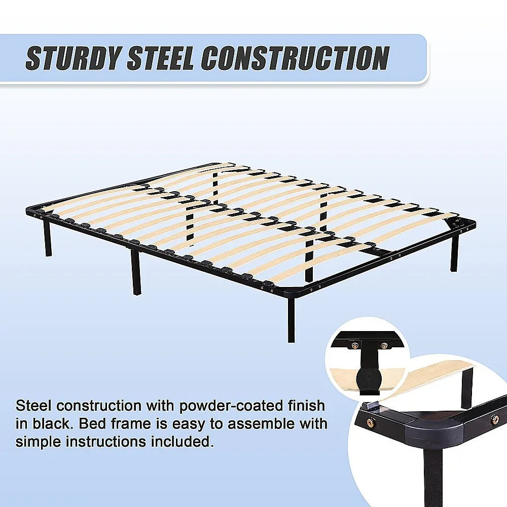 Queen Metal Bed Frame - Bedroom Furniture - Mekamart Australia