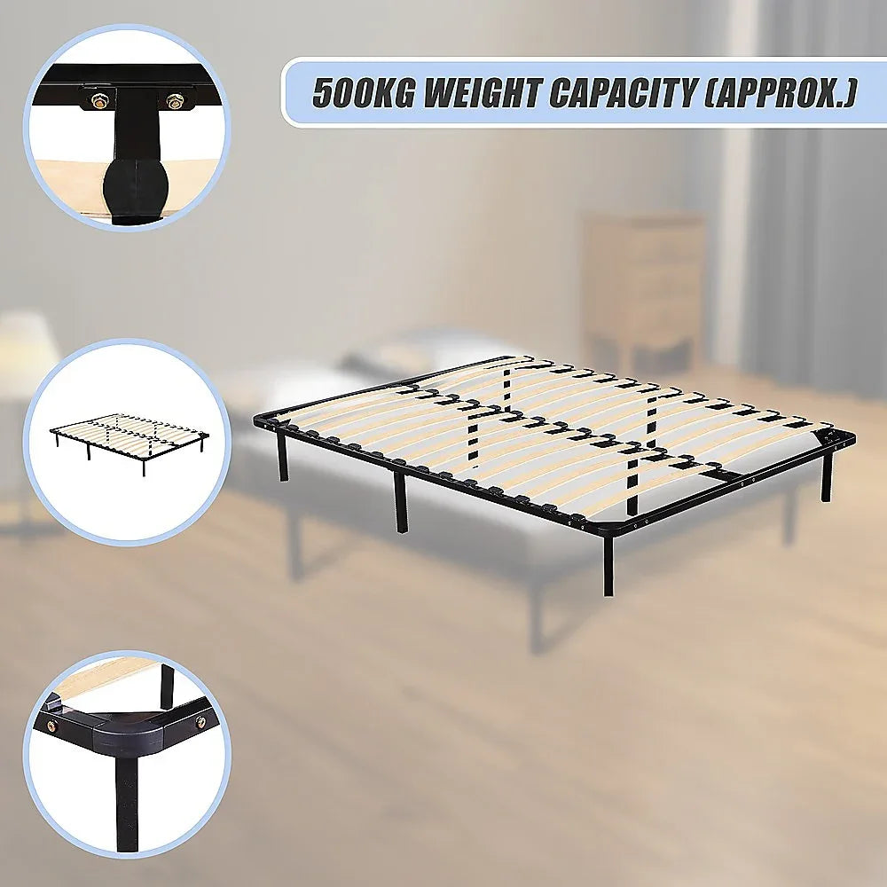 Queen Metal Bed Frame - Bedroom Furniture - Mekamart Australia