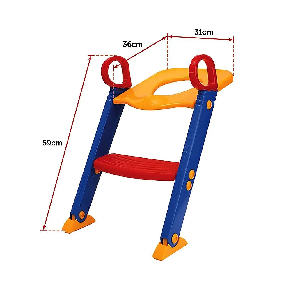 Kids Toilet Ladder Toddler Potty Training Seat - Mekamart Australia