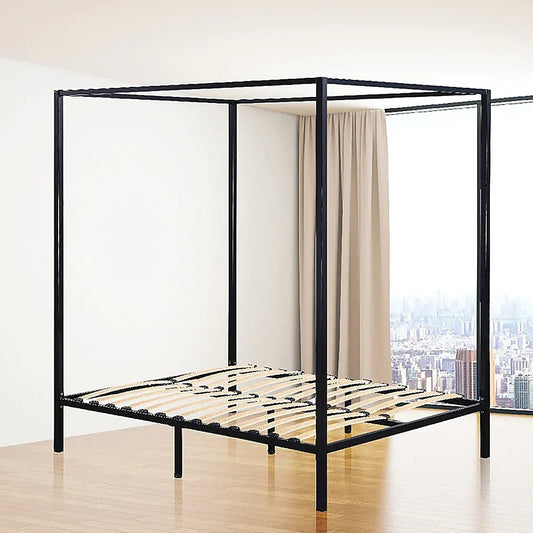 4 Four Poster Double Bed Frame - Mekamart Australia