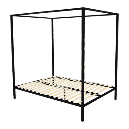 4 Four Poster Queen Bed Frame - Mekamart Australia
