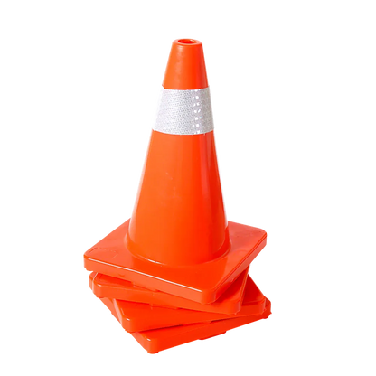 4pcs 45cm Road Traffic Cones Reflective Overlap Parking Emergency Safety Cone - Mekamart Australia