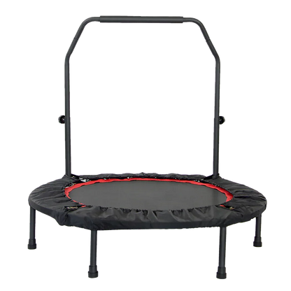Mini Rebounder Trampoline with Adjustable Handle – Fitness Bounce Trainer - Mekamart Australia
