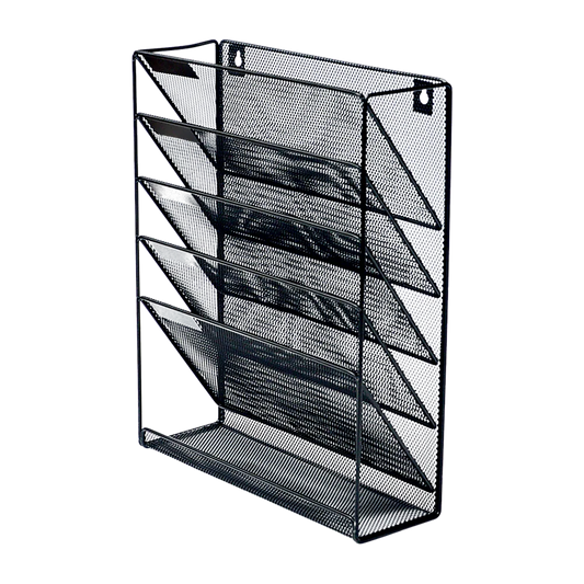 Wall Mount 6 Pocket Hanging File Sorter Organizer Folder Holder Rack Storage - Mekamart Australia
