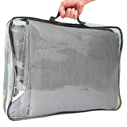 3.4m Caravan Privacy Screen Side Sunscreen Sun Shade for 12' Roll Out Awning - Mekamart Australia