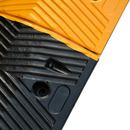 Pair of 1m Long 60T Load Rubber Speed Bump Hump Modular Speed Humps Road Hump - Mekamart Australia