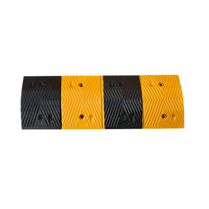Pair of 1m Long 60T Load Rubber Speed Bump Hump Modular Speed Humps Road Hump - Mekamart Australia