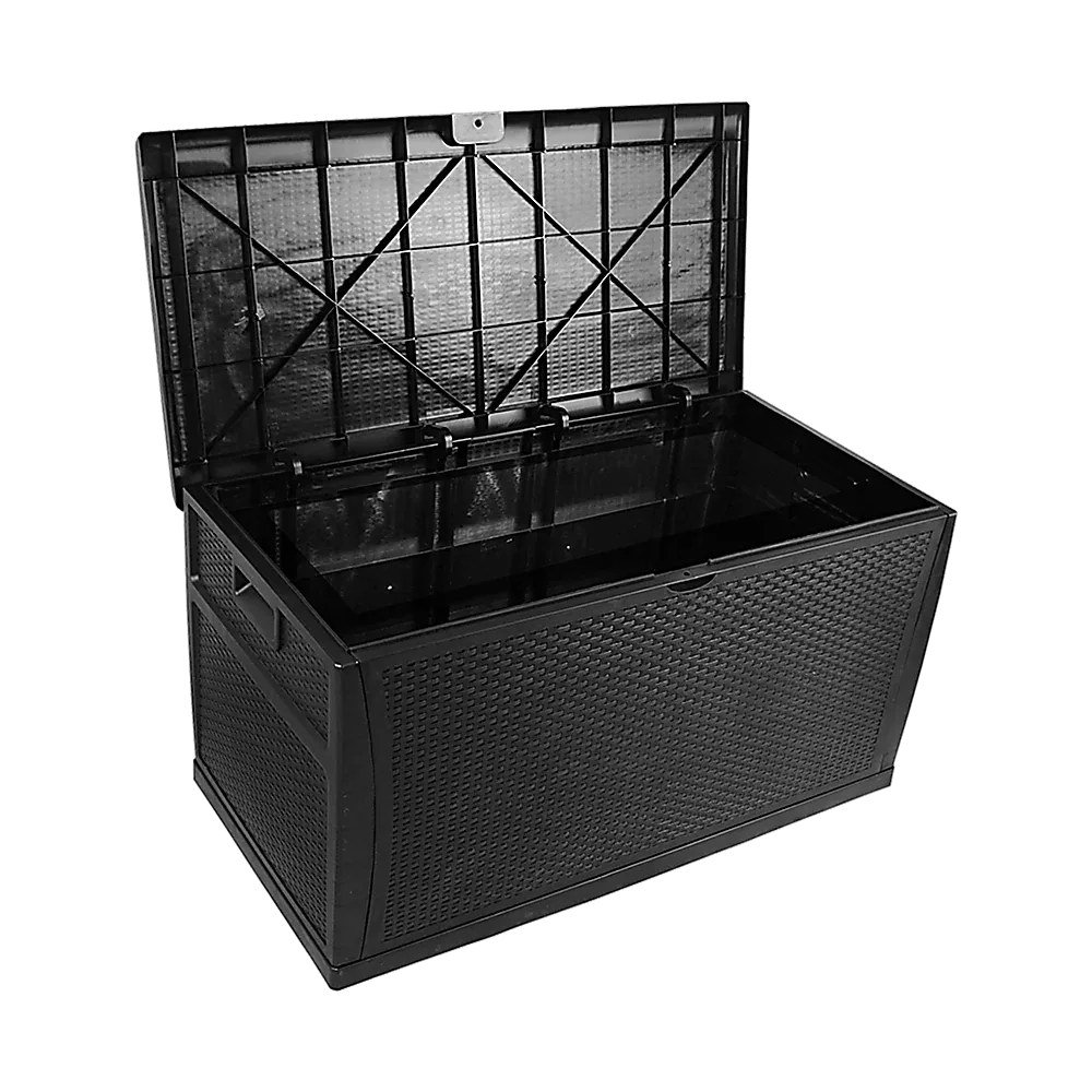 Patio Deck Box Outdoor Storage Plastic Bench Box 450 Litre - Mekamart Australia