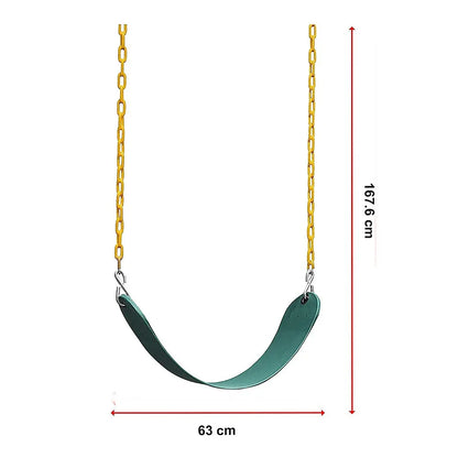 2 Pack Swings Seats Heavy Duty 66" Chain Plastic Coated Playground Swing - Mekamart Australia