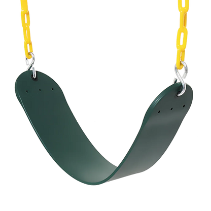 2 Pack Swings Seats Heavy Duty 66" Chain Plastic Coated Playground Swing - Mekamart Australia