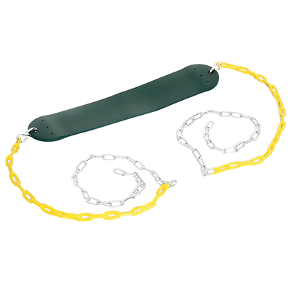 2 Pack Swings Seats Heavy Duty 66" Chain Plastic Coated Playground Swing - Mekamart Australia