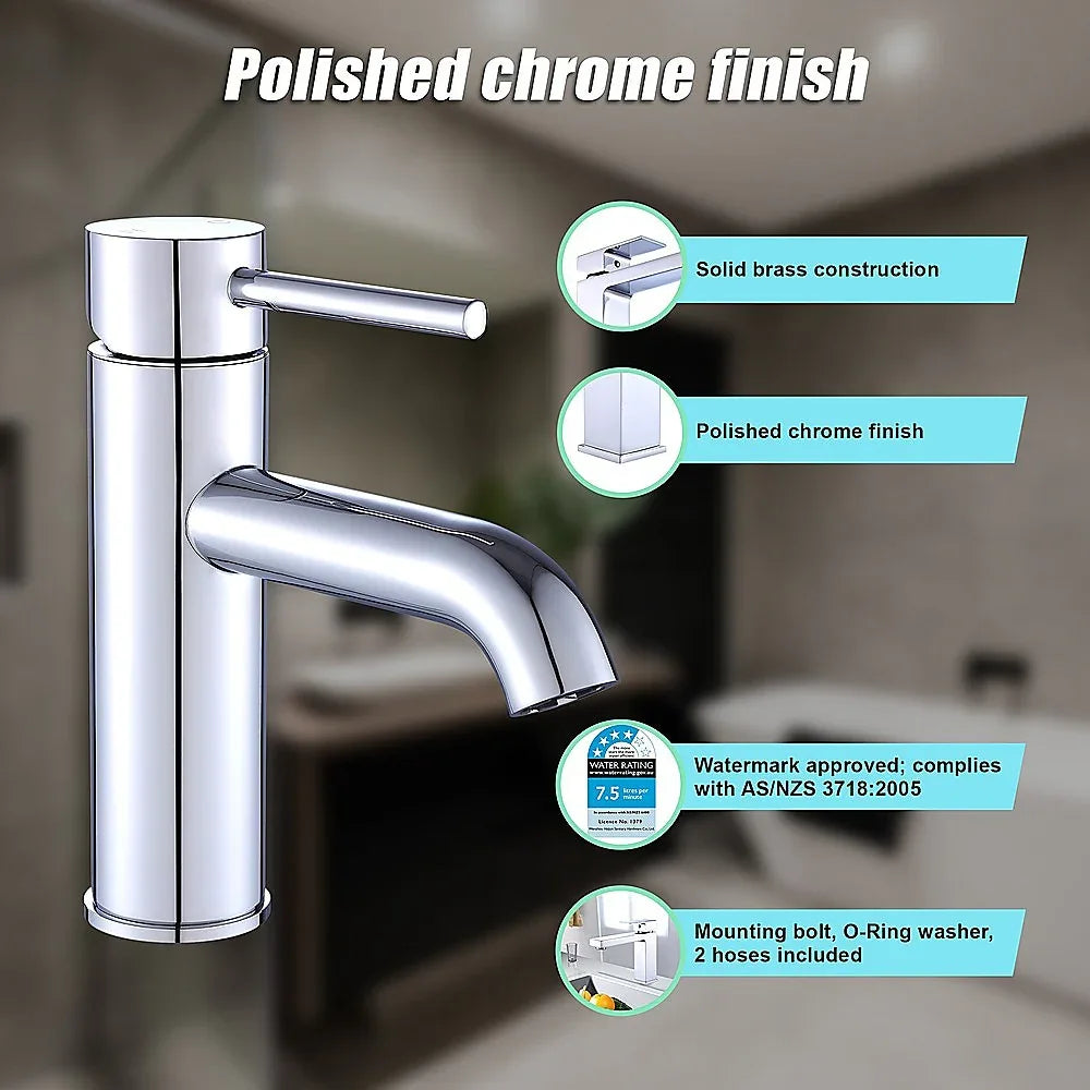 Basin Mixer Tap Faucet -Kitchen Laundry Bathroom Sink - Mekamart Australia
