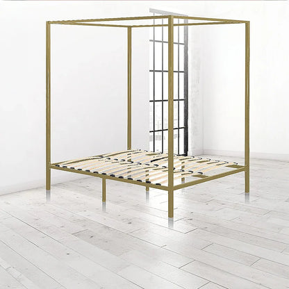 4 Four Poster Double Bed Frame - Mekamart Australia