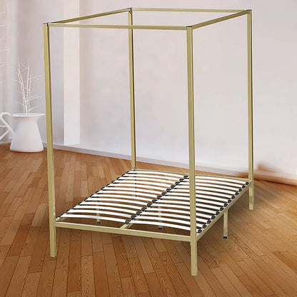 4 Four Poster Double Bed Frame - Mekamart Australia