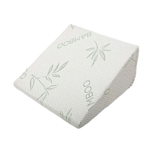 Cool Gel Memory Foam Bed Wedge Pillow Cushion Neck Back Support Sleep with Cover - Mekamart Australia