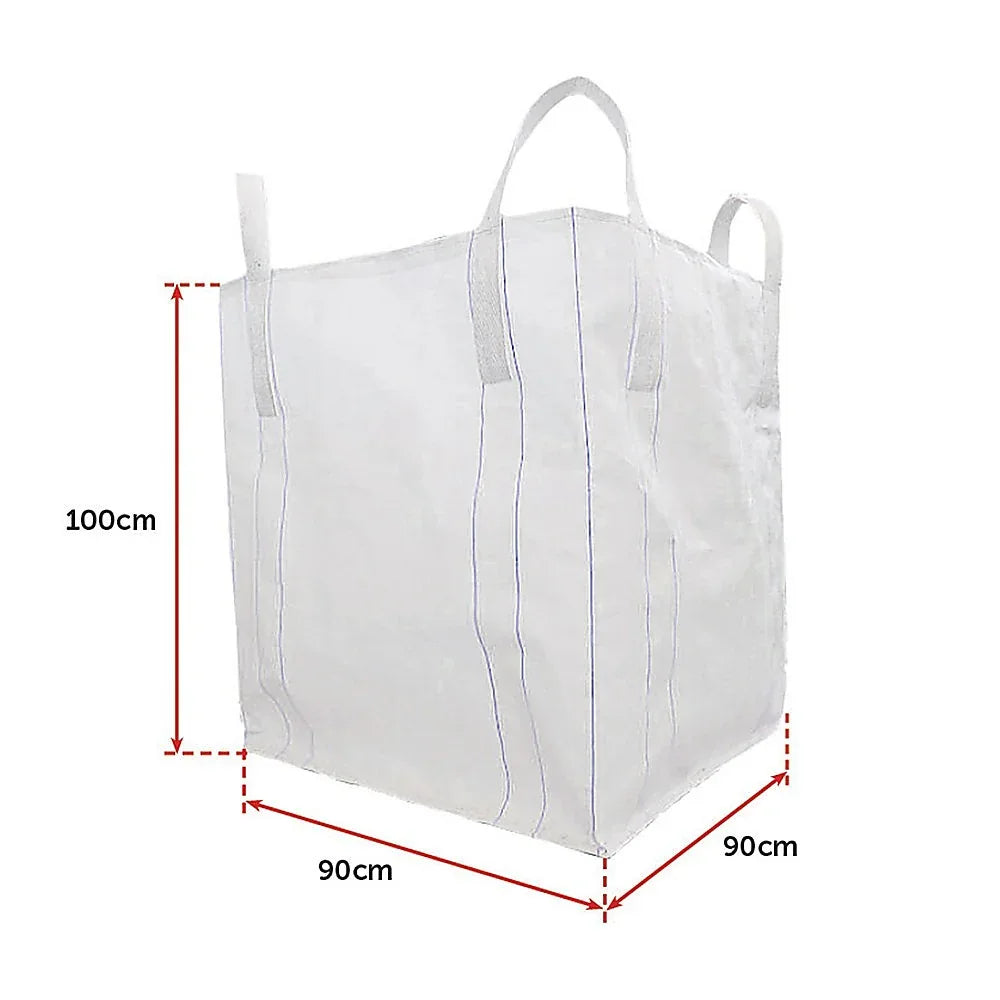 4 x 1 tonne FIBC Polypropylene UV Rated Builder / Bulk / Landscape Bags - Mekamart Australia