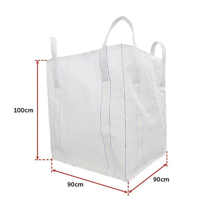 4 x 1 tonne FIBC Polypropylene UV Rated Builder / Bulk / Landscape Bags - Mekamart Australia