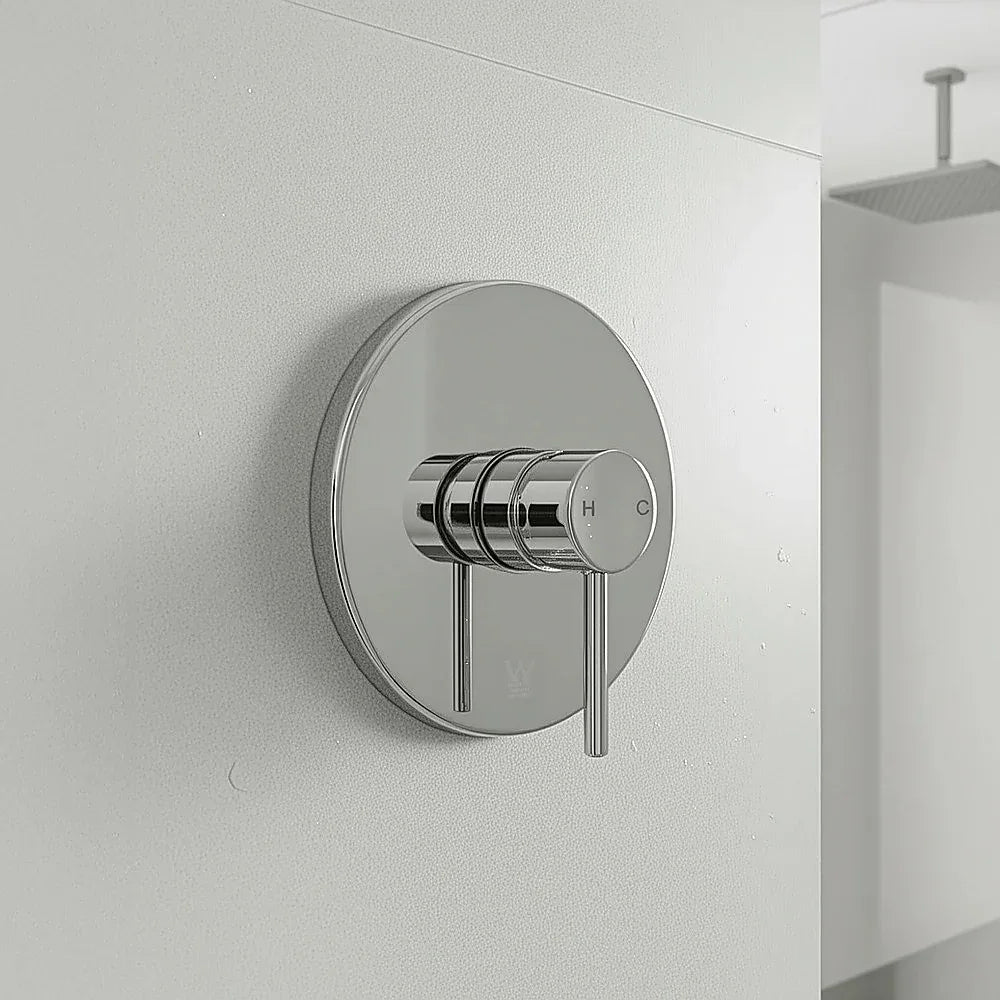 Shower Bath Mixer Tap Bathroom WATERMARK Approved - Chrome - Mekamart Australia