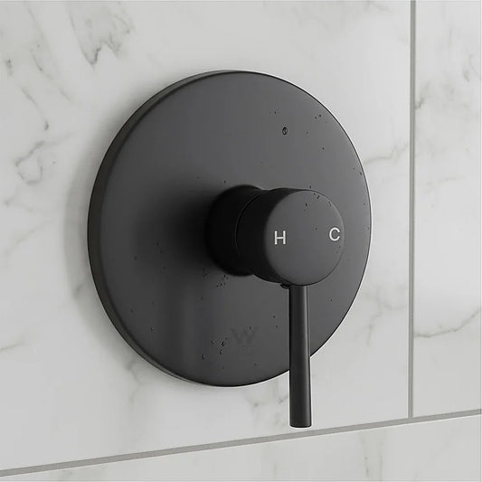 Shower Bath Mixer Tap Bathroom Electroplated Matte Black - Mekamart Australia
