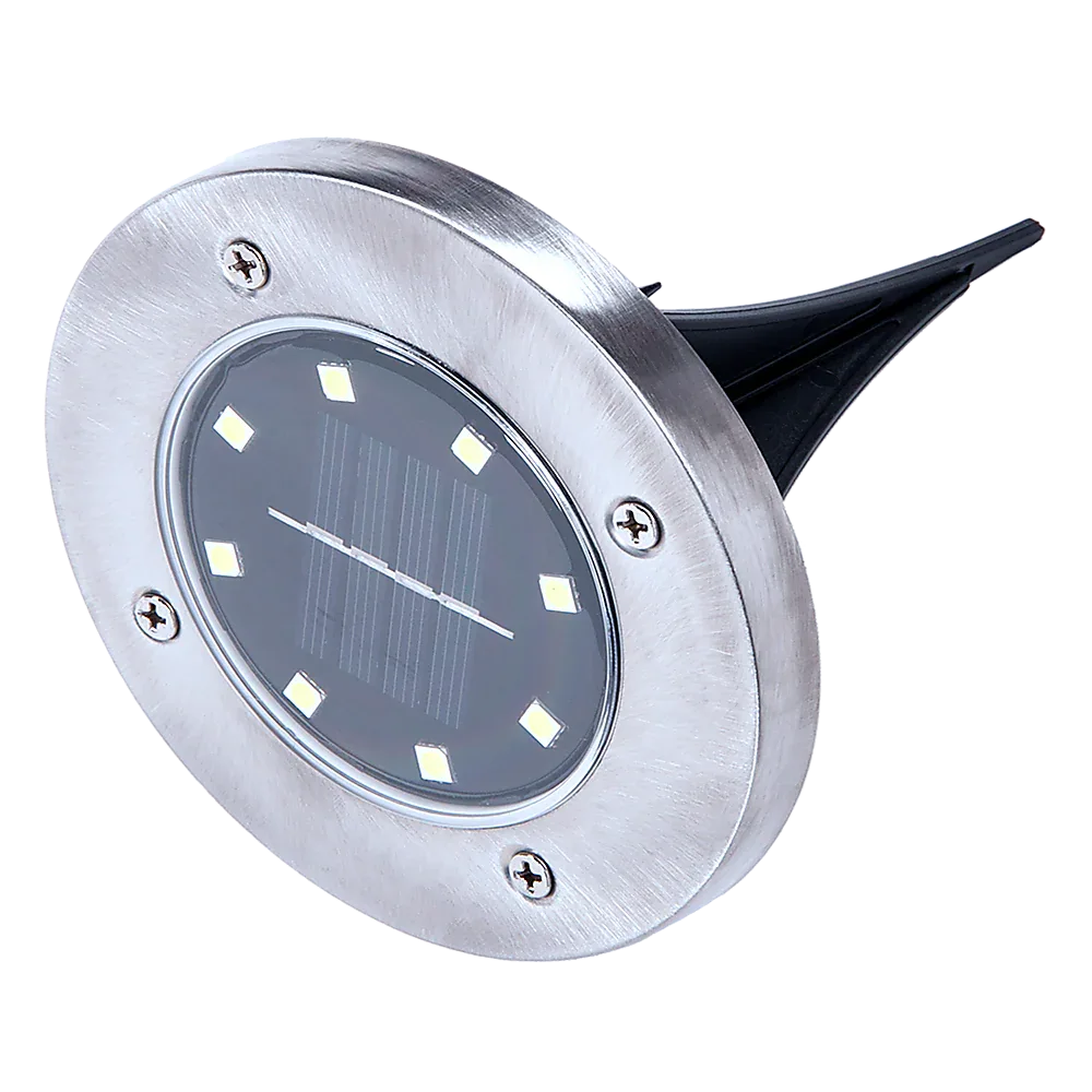 12x Solar Powered LED Buried Inground Recessed Light Garden Outdoor Deck Path - Mekamart Australia