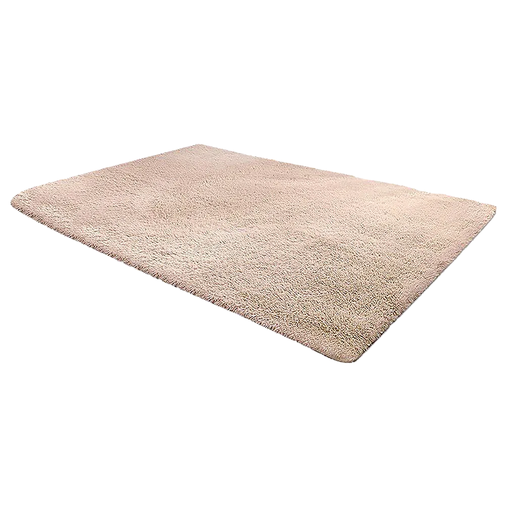 230x160cm Floor Rugs Large Shaggy Rug Area Carpet Bedroom Living Room Mat - Beige - Mekamart Australia