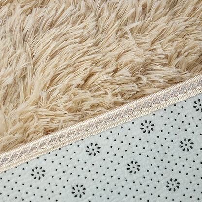 230x160cm Floor Rugs Large Shaggy Rug Area Carpet Bedroom Living Room Mat - Beige - Mekamart Australia
