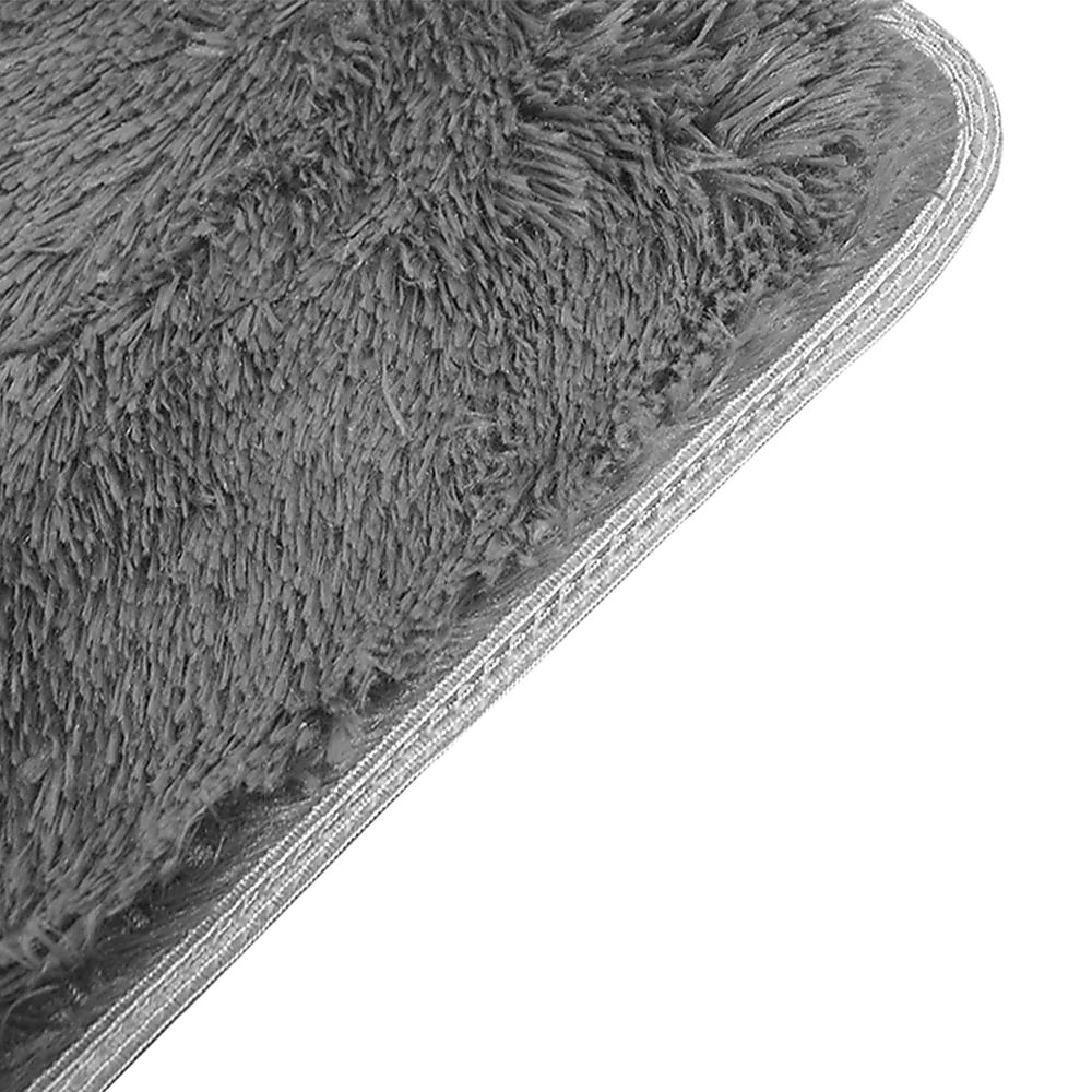 230x160cm Floor Rugs Large Shaggy Rug Area Carpet Bedroom Living Room Mat - Grey - Mekamart Australia