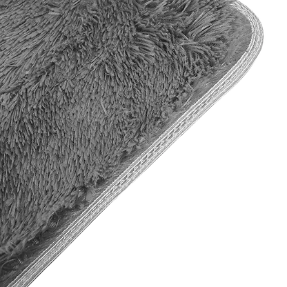 230x160cm Floor Rugs Large Shaggy Rug Area Carpet Bedroom Living Room Mat - Grey - Mekamart Australia
