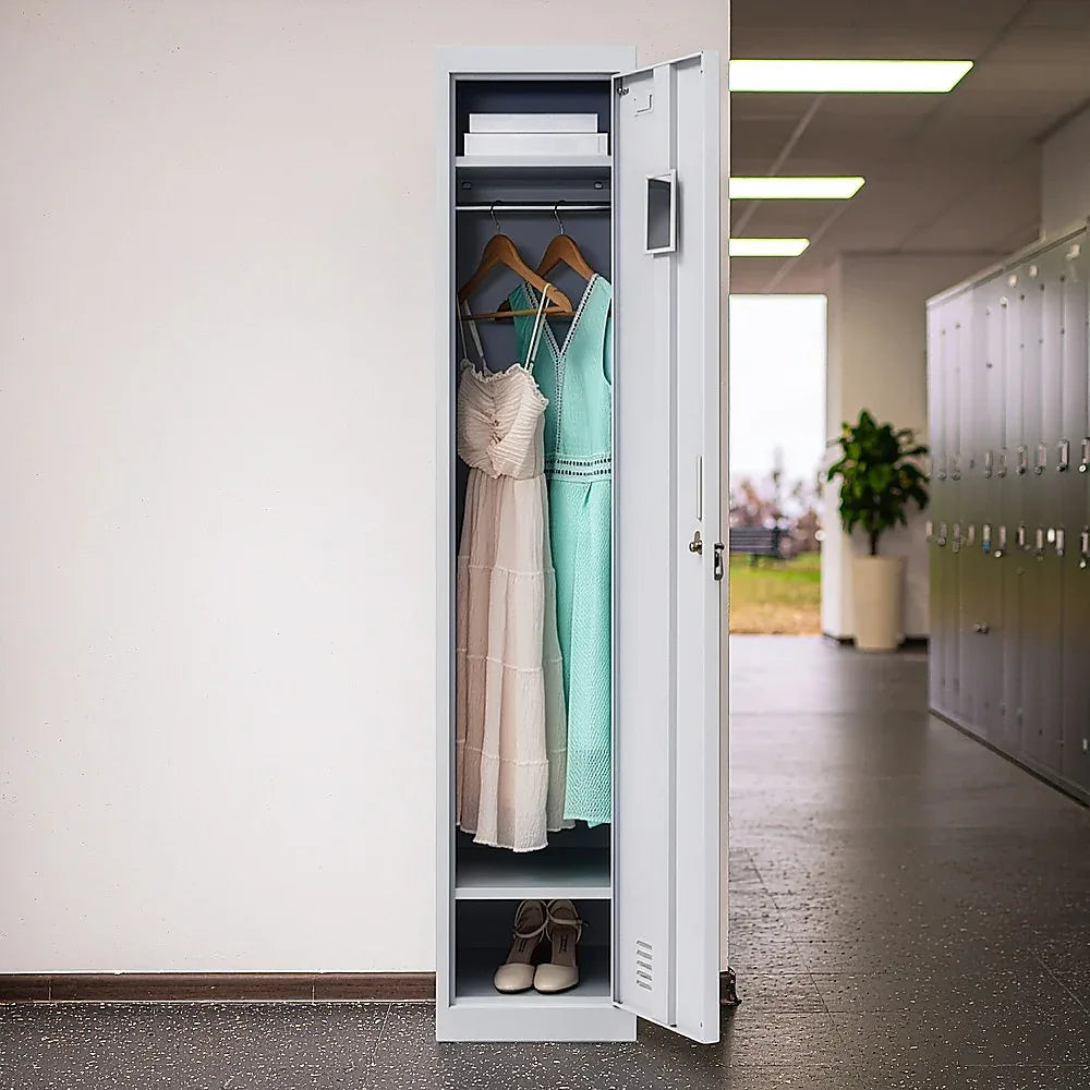 One-Door Office Gym Shed Clothing Locker Cabinet - Mekamart Australia
