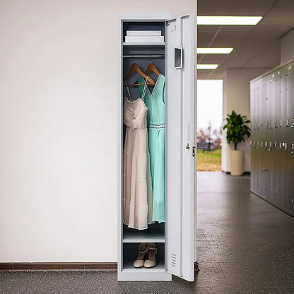 One-Door Office Gym Shed Clothing Locker Cabinet - Mekamart Australia