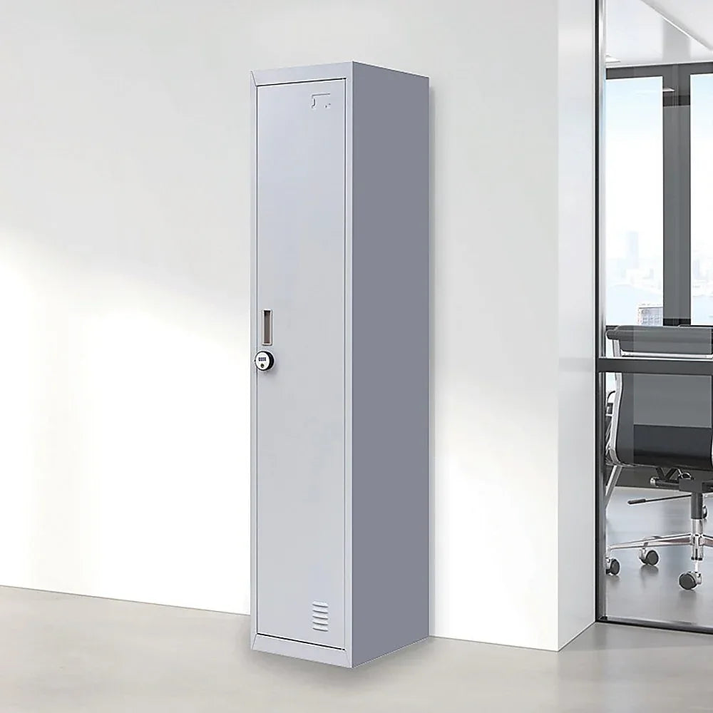 One-Door Office Gym Shed Clothing Locker Cabinet - Mekamart Australia