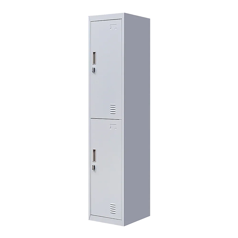 2-Door Vertical Locker for Office Gym Shed School Home Storage - Mekamart Australia