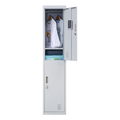 2-Door Vertical Locker for Office Gym Shed School Home Storage - Mekamart Australia