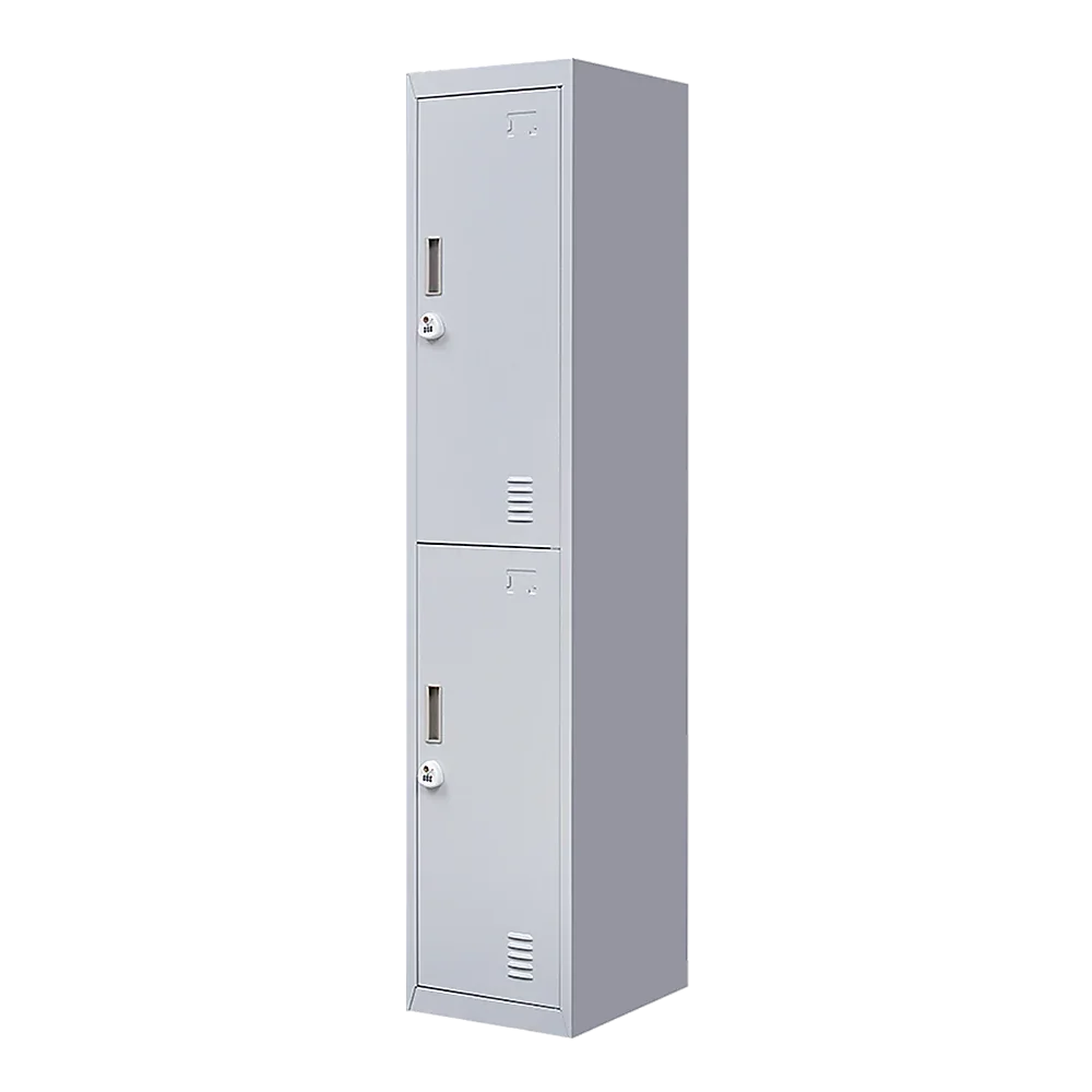 2-Door Vertical Locker for Office Gym Shed School Home Storage - Mekamart Australia