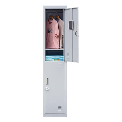 2-Door Vertical Locker for Office Gym Shed School Home Storage - Mekamart Australia
