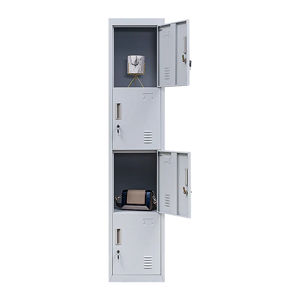 4-Door Vertical Locker for Office Gym Shed School Home Storage - Mekamart Australia