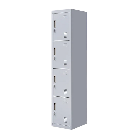 4-Door Vertical Locker for Office Gym Shed School Home Storage - Mekamart Australia