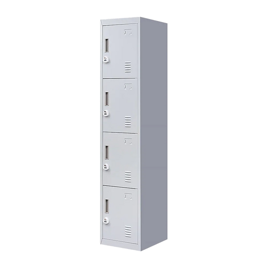 4-Door Vertical Locker for Office Gym Shed School Home Storage - Mekamart Australia