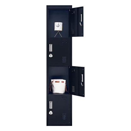 4-Door Vertical Locker for Office Gym Shed School Home Storage - Mekamart Australia