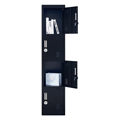 4-Door Vertical Locker for Office Gym Shed School Home Storage - Mekamart Australia
