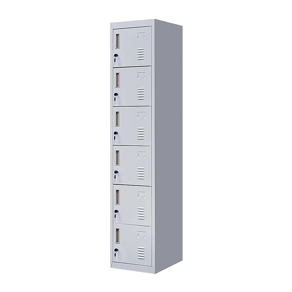 6-Door Locker for Office Gym Shed School Home Storage - Mekamart Australia