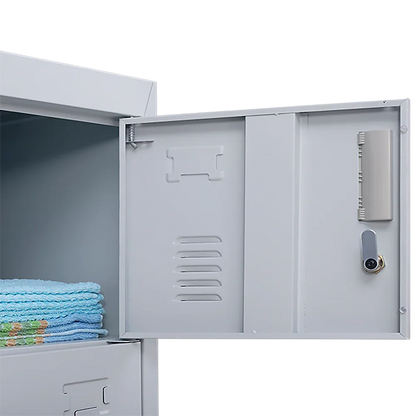 6-Door Locker for Office Gym Shed School Home Storage - Mekamart Australia