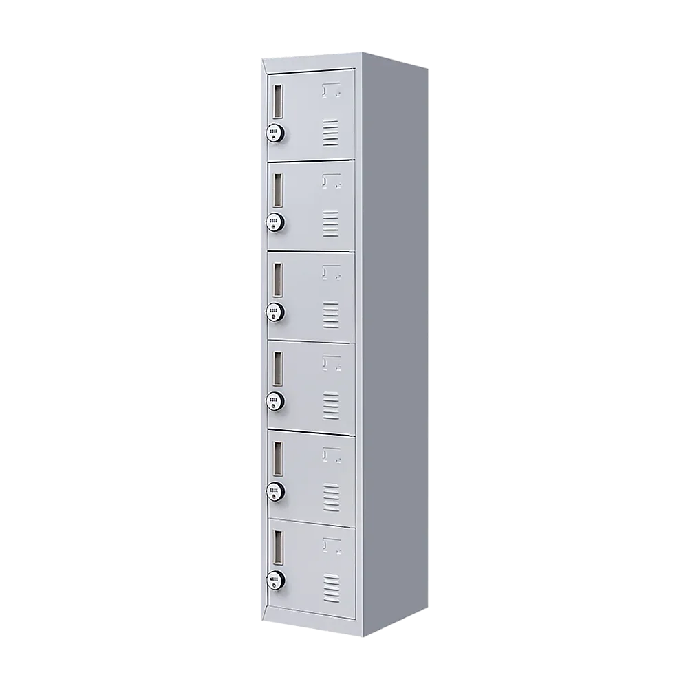 6-Door Locker for Office Gym Shed School Home Storage - Mekamart Australia